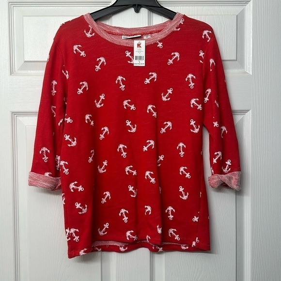 Tops - Women’s Small Anchor Red Shirt